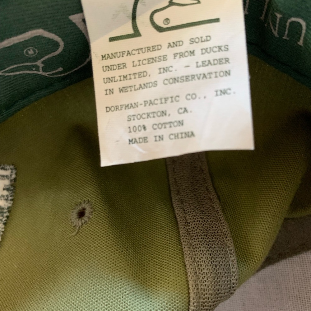 Ducks Unlimited Cap - Green and Tan - Picture 6 of 6